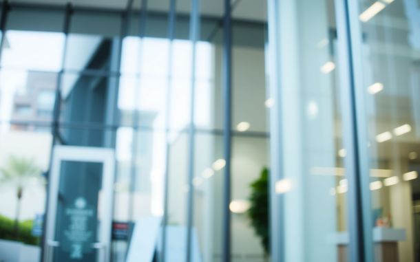 Commercial real estate investment overview with modern office building