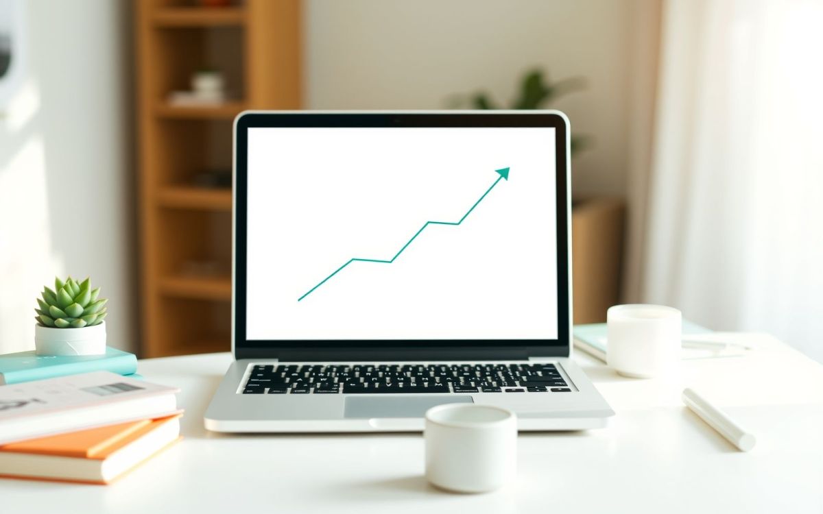 Index funds for long-term investing: A calming scene of financial planning.