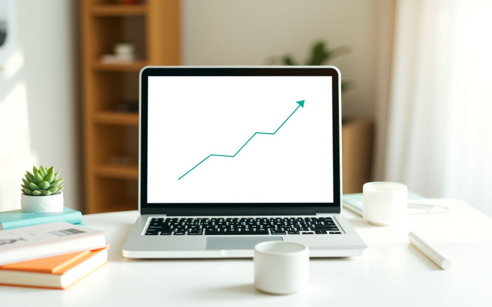 Index funds for long-term investing: A calming scene of financial planning.