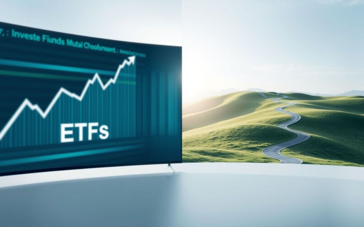 ETF versus mutual fund investment comparison, illustrating options for building wealth.