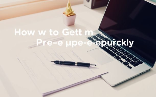 Organized desk symbolizing fast mortgage pre-approval process