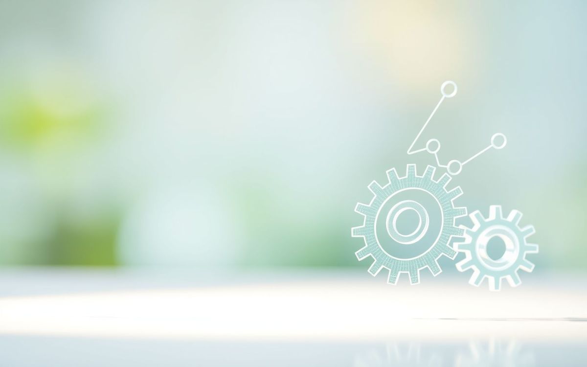 Abstract network of interconnected shapes symbolizing how to choose the right CRM for your business.