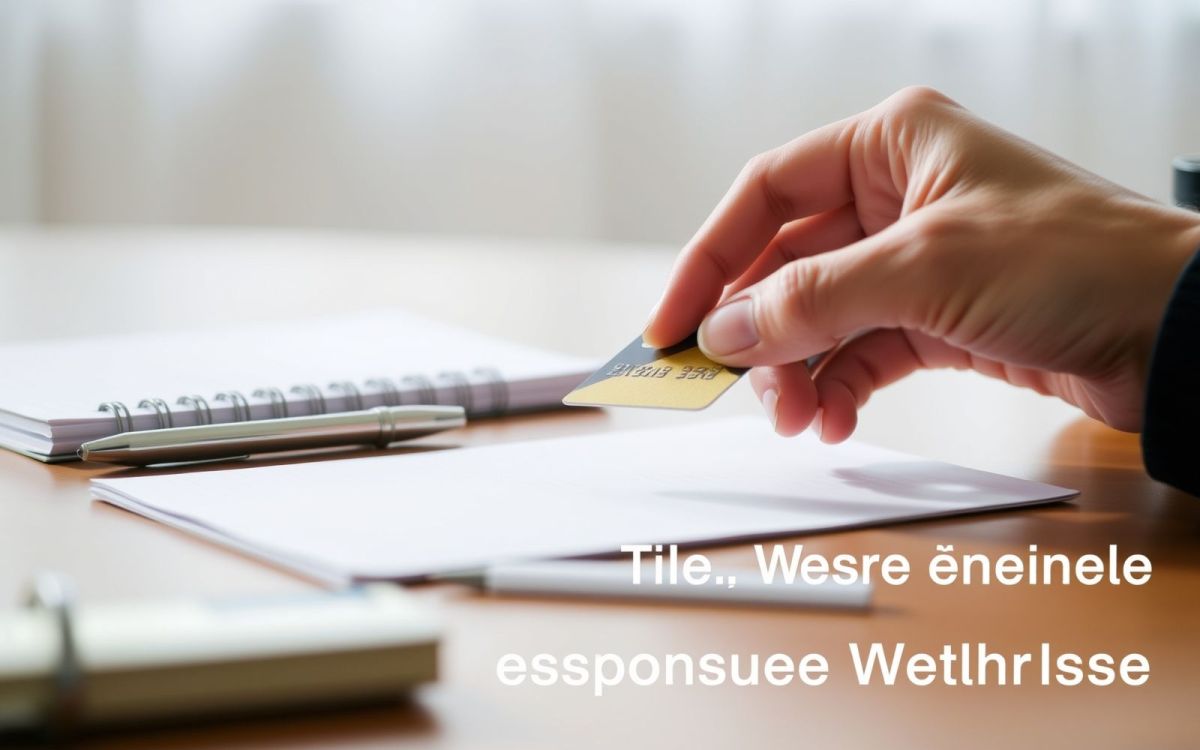 Credit card for building credit with no security deposit, financial wellness