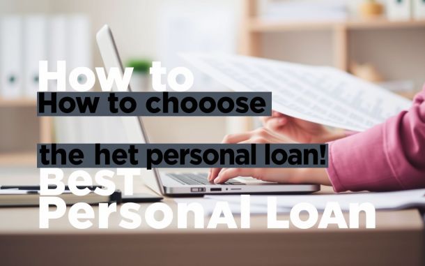 Person reviewing personal loan options on a laptop, illustrating how to choose the best personal loan.