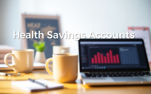 Health savings account concepts in a bright, soft-focus wellness lifestyle image