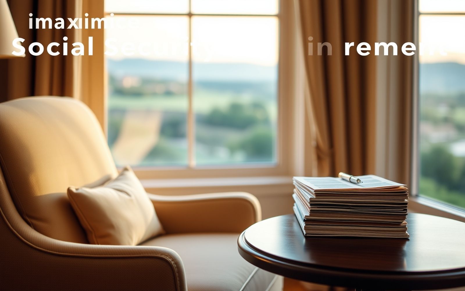 Retirement planning and maximizing Social Security benefits for a secure future.