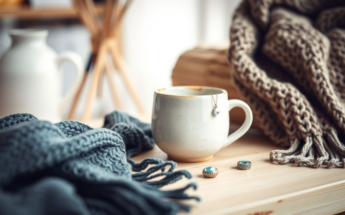 Beautiful handmade crafts displayed on a wooden surface, perfect for selling online.