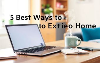 Home office setup representing best ways to earn extra income from home