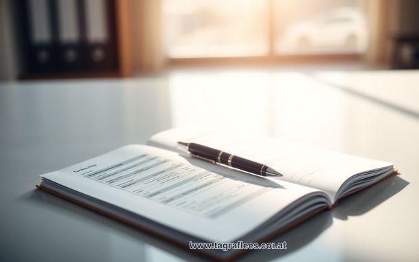 Business legal structure options represented by a ledger and pen.