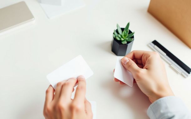 Starting a business with no funding: a minimalist desk setup.