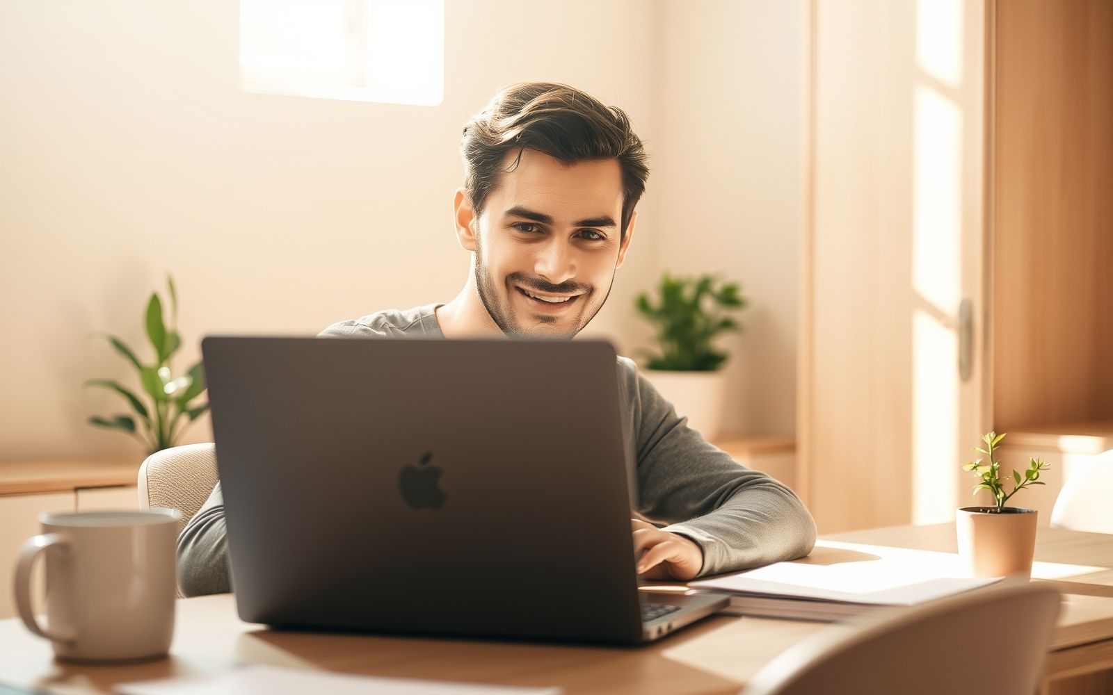 Entrepreneur reviewing options for angel investors vs venture capital on laptop.