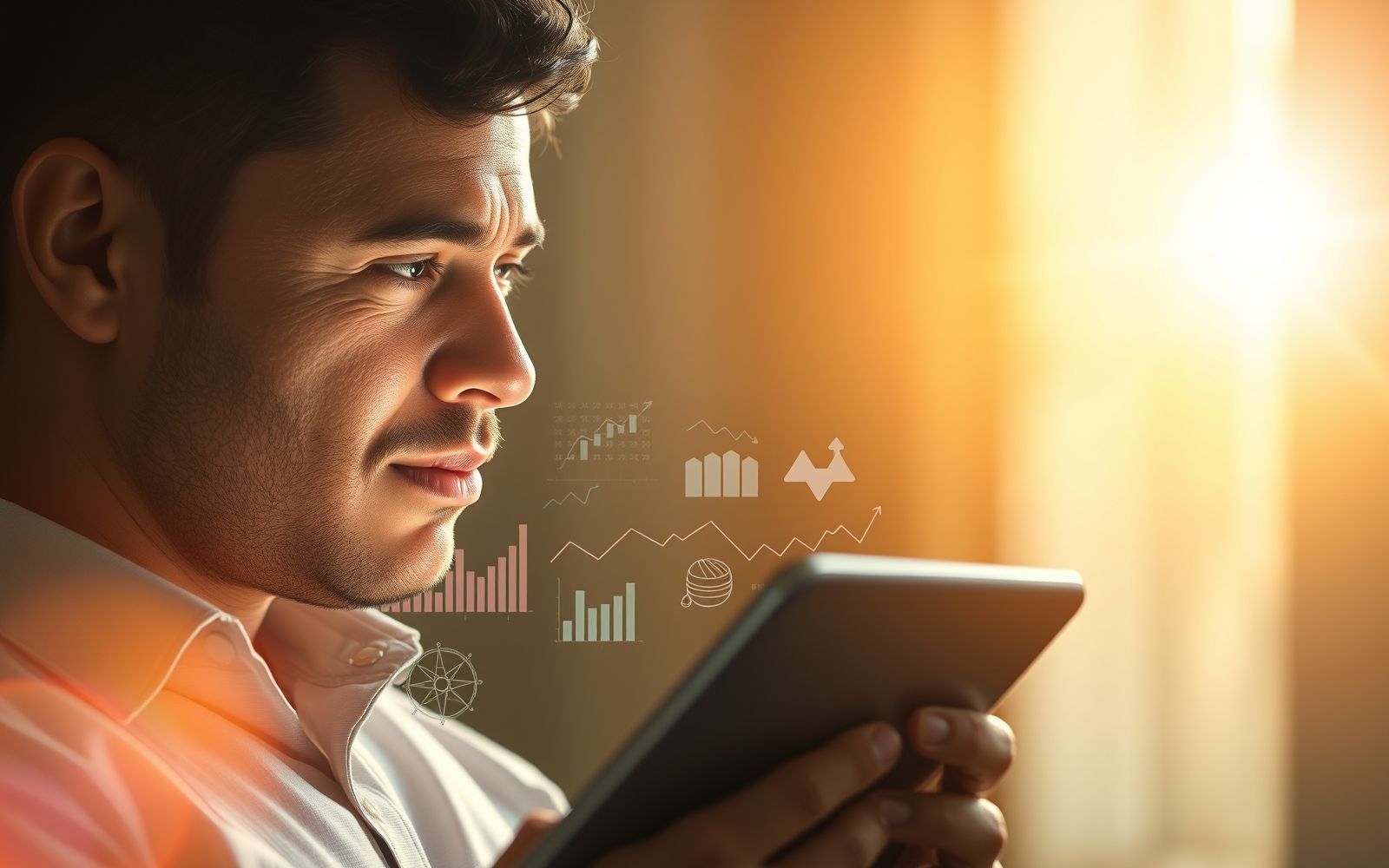 Person reviewing best ETFs to buy on a tablet.