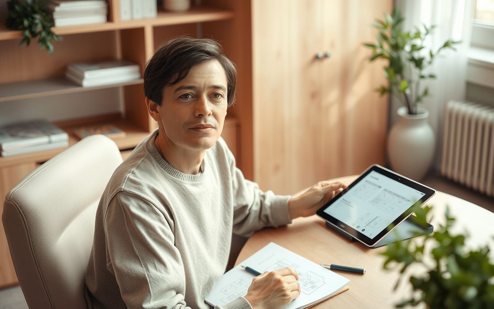 Person planning minimum viable product development