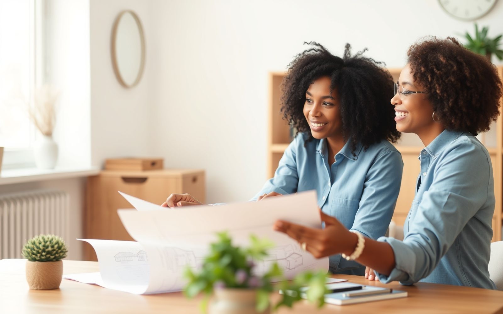 Person reviewing plans, symbolizing strategic real estate investing for wealth building.