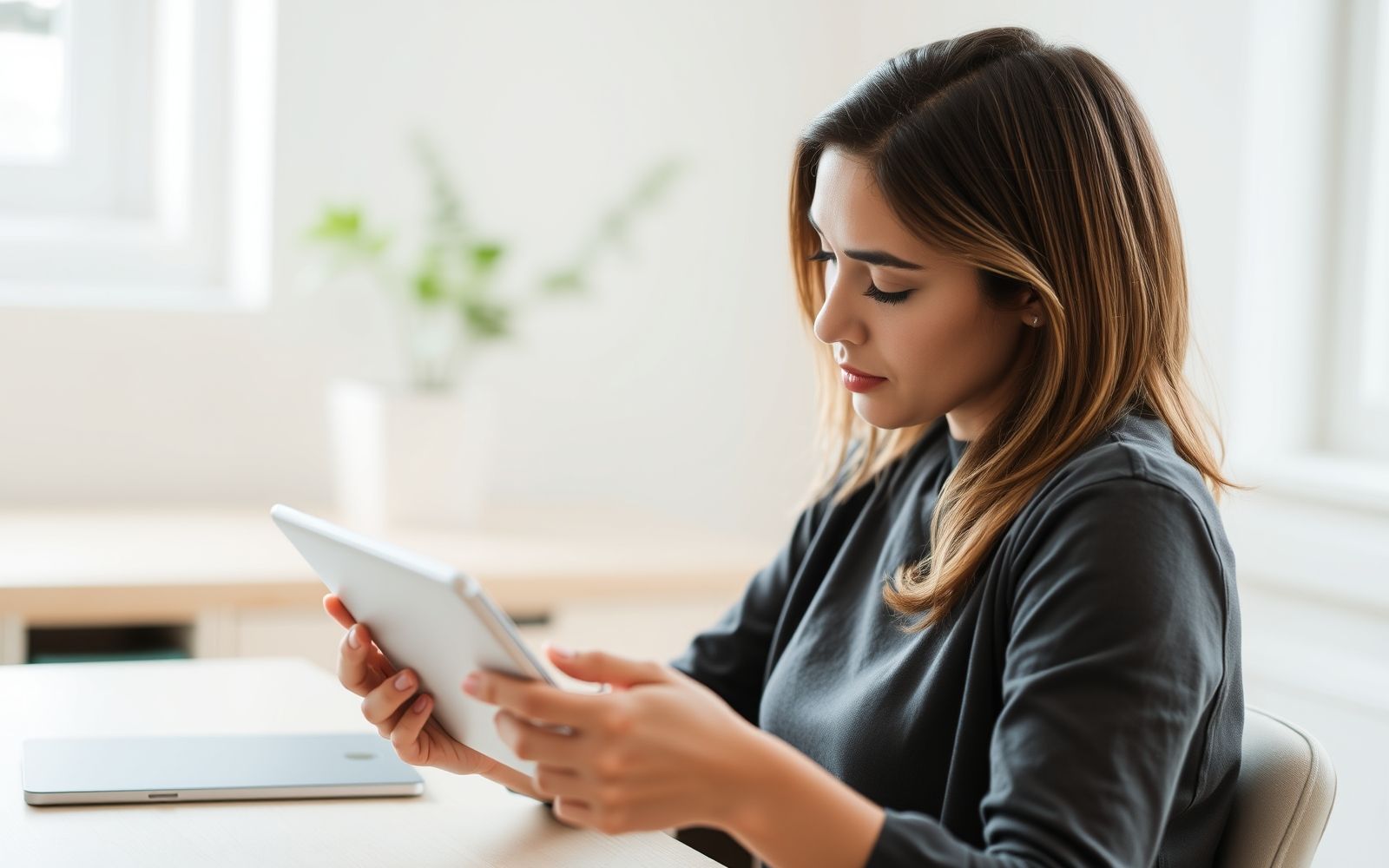Person reviewing charts on a tablet, illustrating small business finance basics like cash flow and accounting.